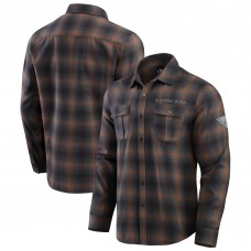 Jacksonville Jaguars Darius Rucker Collection by Fanatics Charcoal Classic Flannel Long Sleeve Button-Up Shirt