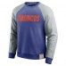 Кофта Denver Broncos Darius Rucker Collection by Fanatics Royal/Heather Gray Throwback Color Block Raglan