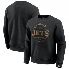New York Jets Darius Rucker Collection by Fanatics Black Vintage Pullover Sweatshirt New York Jets Darius Rucker Collection by Fanatics Black Vintage Pullover Sweatshirt