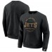 New York Jets Darius Rucker Collection by Fanatics Black Vintage Pullover Sweatshirt New York Jets Darius Rucker Collection by Fanatics Black Vintage Pullover Sweatshirt
