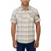 Las Vegas Raiders Darius Rucker Collection by Fanatics Gray Plaid Full-Snap Shirt