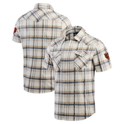 Рубашка Chicago Bears Darius Rucker Collection by Fanatics Cream Plaid