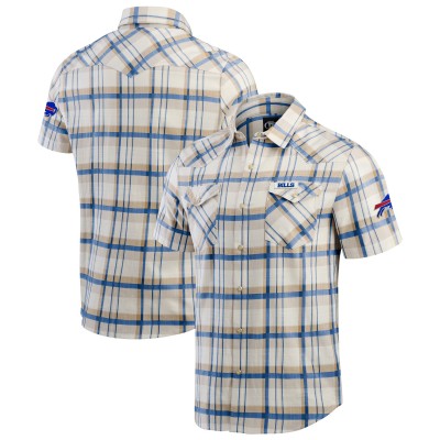 Рубашка с коротким рукавом Buffalo Bills Darius Rucker Collection by Fanatics Royal Plaid