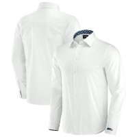 Seattle Seahawks J. Palmer White Man-In-Motion Long Sleeve Button-Up Dress Shirt