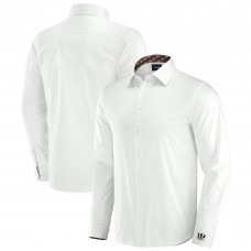 Cincinnati Bengals J. Palmer White Man-In-Motion Long Sleeve Button-Up Dress Shirt
