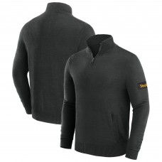 Pittsburgh Steelers J. Palmer Franchise Quarter-Zip Sweater - Black