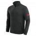San Francisco 49ers J. Palmer Black Franchise Quarter-Zip Sweater