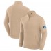 Detroit Lions J. Palmer Franchise Quarter-Zip Sweater - Tan