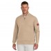San Francisco 49ers J. Palmer Tan Franchise Quarter-Zip Sweater