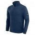New England Patriots J. Palmer Navy Franchise Quarter-Zip Sweater