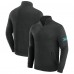 Miami Dolphins J. Palmer Black Franchise Quarter-Zip Sweater