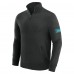 Miami Dolphins J. Palmer Black Franchise Quarter-Zip Sweater