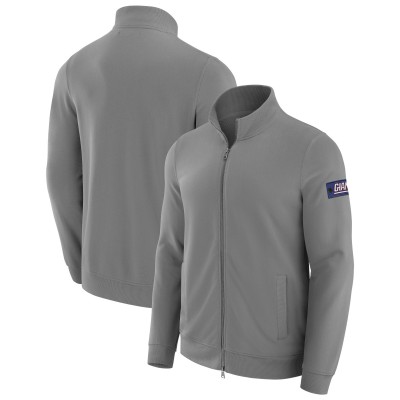New York Giants J. Palmer Graphite QB1 Full-Zip Sweatshirt