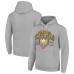 Pittsburgh Steelers Starter Heather Gray 80s Retro Pullover Hoodie