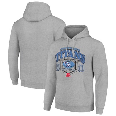 Толстовка Tennessee Titans Starter 80s Retro - Heather Gray