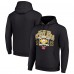 Pittsburgh Steelers Starter Black 80s Retro Pullover Hoodie