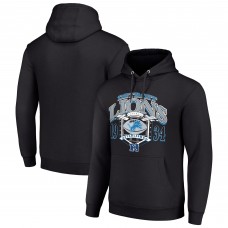 Толстовка Detroit Lions Starter 80s Retro - Black