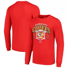 Футболка с длинным рукавом Kansas City Chiefs Starter Retro Graphic - Red