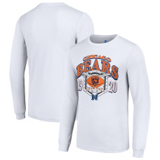 Футболка Chicago Bears Starter White Retro Long Sleeve Graphic Футболка Chicago Bears Starter White Retro Long Sleeve Graphic