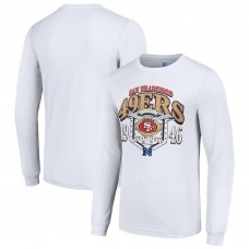 Футболка San Francisco 49ers Starter Retro Long Sleeve Graphic - White