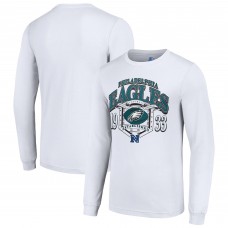 Футболка с длинным рукавом Philadelphia Eagles Starter Retro Graphic - White