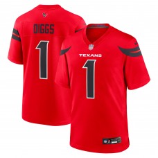 Игровая джерси Houston Texans Stefon Diggs Nike Red Alternate Game