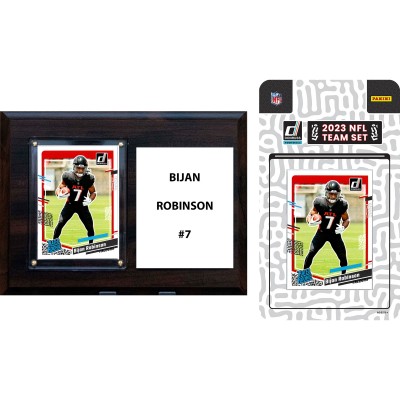 Atlanta Falcons 6 x 8 Player Plaque & 2023 Team Trading Card Set