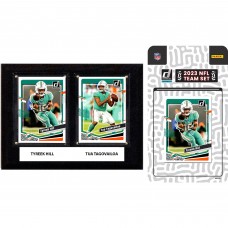 Miami Dolphins 6 x 8 Player Plaque & 2023 Team Trading Card Set