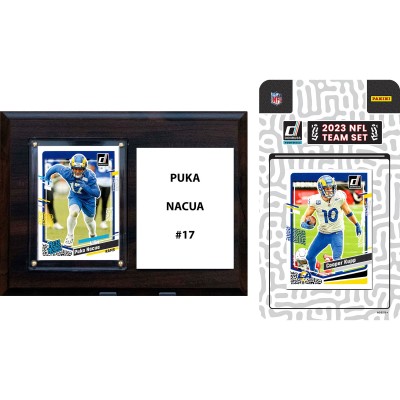 Los Angeles Rams 6 x 8 Player Plaque & 2023 Team Trading Card Set