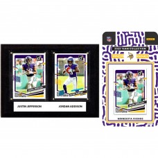 Minnesota Vikings 6 x 8 Player Plaque & 2023 Team Trading Card Set