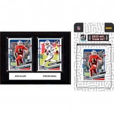Buffalo Bills 6 x 8 Player Plaque & 2023 Team Trading Card Set