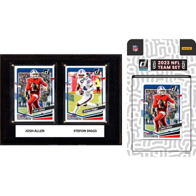 Buffalo Bills 6 x 8 Player Plaque & 2023 Team Trading Card Set