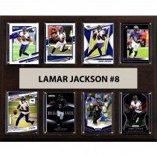 Baltimore Ravens Lamar Jackson 12 x 15 Trading Card Plaque
