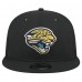 Бейсболка Jacksonville Jaguars New Era Black Throwback Logo Shade Trucker 9FIFTY Snapback