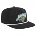 Jacksonville Jaguars New Era Black Throwback Corduroy Golfer Snapback Hat