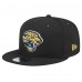 Бейсболка Jacksonville Jaguars New Era Throwback Logo Standard 9FIFTY - Black