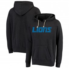 Толстовка Detroit Lions Majestic Threads Raglan Tri-Blend - Black