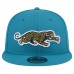 Бейсболка Jacksonville Jaguars New Era Teal Throwback Crawl Standard 9FIFTY Snapback