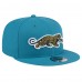 Бейсболка Jacksonville Jaguars New Era Teal Throwback Crawl Standard 9FIFTY Snapback