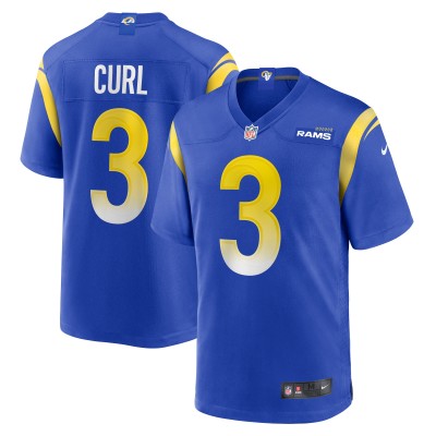 Игровая джерси Kamren Curl Los Angeles Rams Nike  Game -  Royal