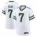 New York Jets Justin Fields Nike Legacy White Game Jersey New York Jets Justin Fields Nike Legacy White Game Jersey