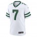 New York Jets Justin Fields Nike Legacy White Game Jersey