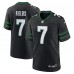 New York Jets Justin Fields Nike Stealth Black Game Jersey New York Jets Justin Fields Nike Stealth Black Game Jersey