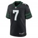 New York Jets Justin Fields Nike Stealth Black Game Jersey