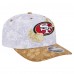 Бейсболка San Francisco 49ers New Era White/Gold AAPI Apex Collection Floral 9SEVENTY Stretch-Snap