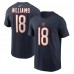 Футболка Caleb Williams Chicago Bears Nike 2024 NFL Draft First Round Pick Name & Number - Navy
