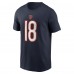Футболка Caleb Williams Chicago Bears Nike 2024 NFL Draft First Round Pick Name & Number - Navy