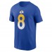 Jared Verse Los Angeles Rams Nike Name & Number T-Shirt - Royal