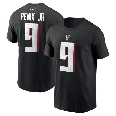 Футболка Michael Penix Jr. Atlanta Falcons Nike 2024 NFL Draft First Round Pick Name & Number - Black