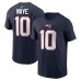 Футболка Drake Maye New England Patriots Nike 2024 NFL Draft First Round Pick Name & Number - Navy